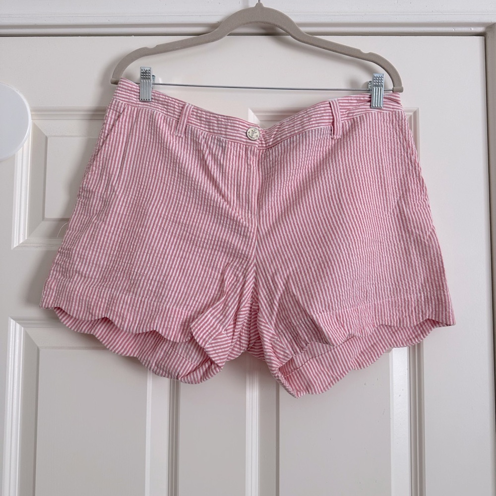 Cremieux Scalloped Shorts